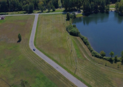 Aerial Hidden Lake